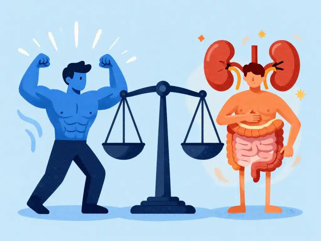 10g de creatine par jour métaphore bénéfices et risques