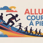 allure vitesse, course à pied, coureur stylisé, gestion du rythme