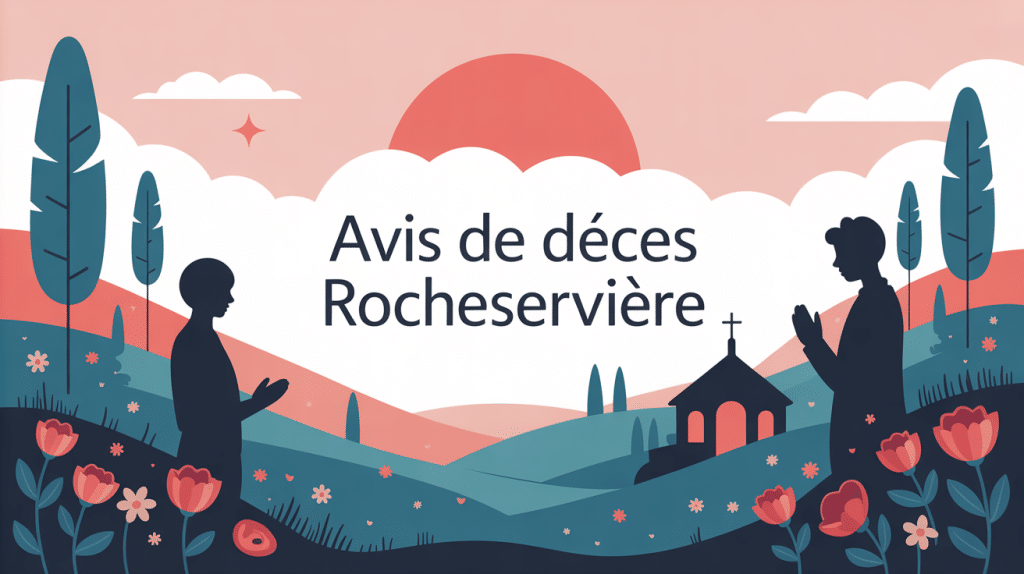 avis de décès rocheservière paysage mémoire église fleurs rubans