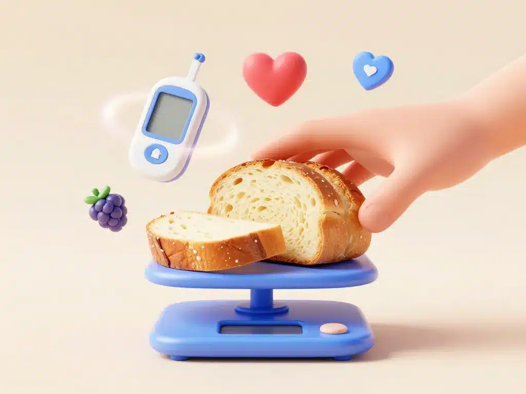 portion brioche sans sucre pour diabetique avec surveillance glycémie