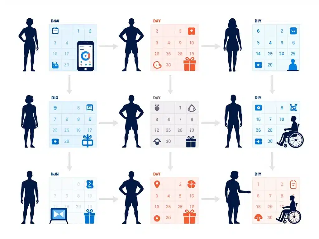 calendrier de l avent sport personnalisation types et profils calendriers