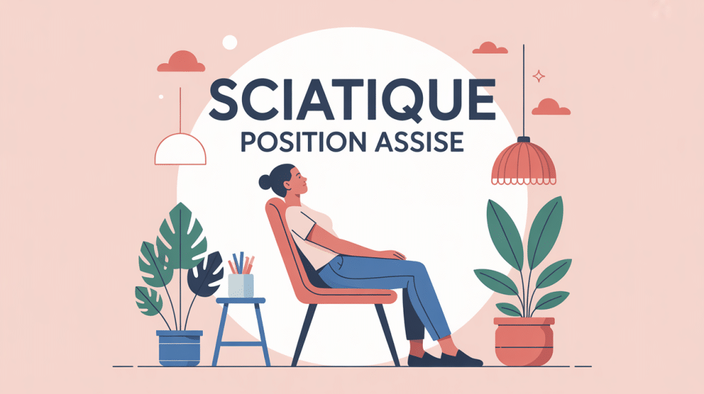 comment s'asseoir avec une sciatique image posture correcte