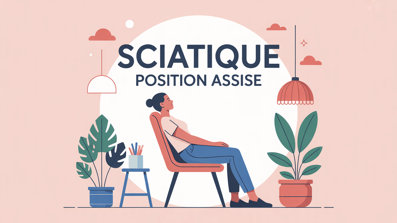 comment s'asseoir avec une sciatique image posture correcte