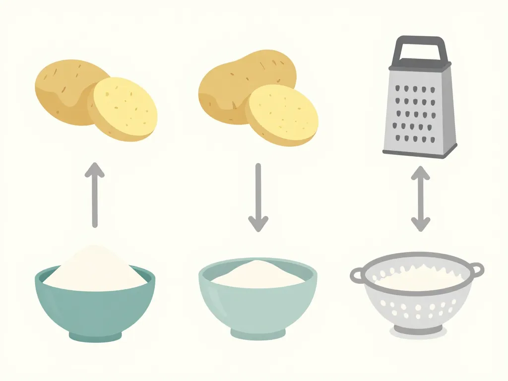 Fécule de pomme de terre danger étapes fabrication cuisine