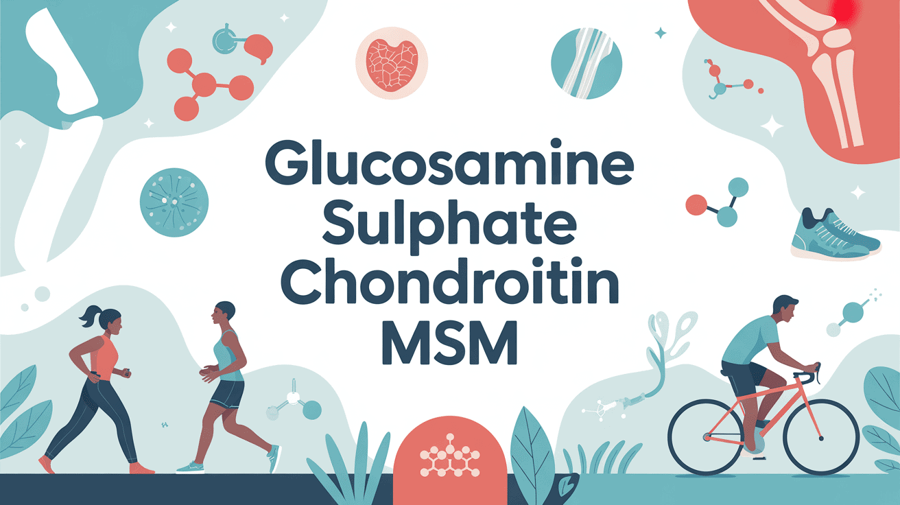 illustration soutien articulaire glucosamine sulphate chondroitin msm