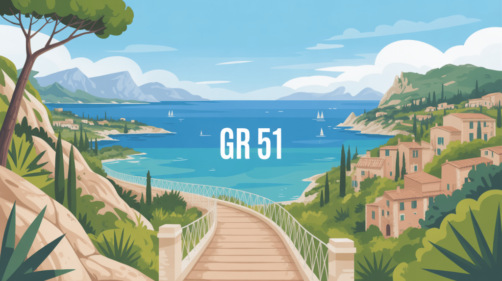 gr 51 durée illustration sentier méditerranéen