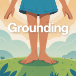 grounding bienfaits personne pieds nus sur terre lueur bénéfices