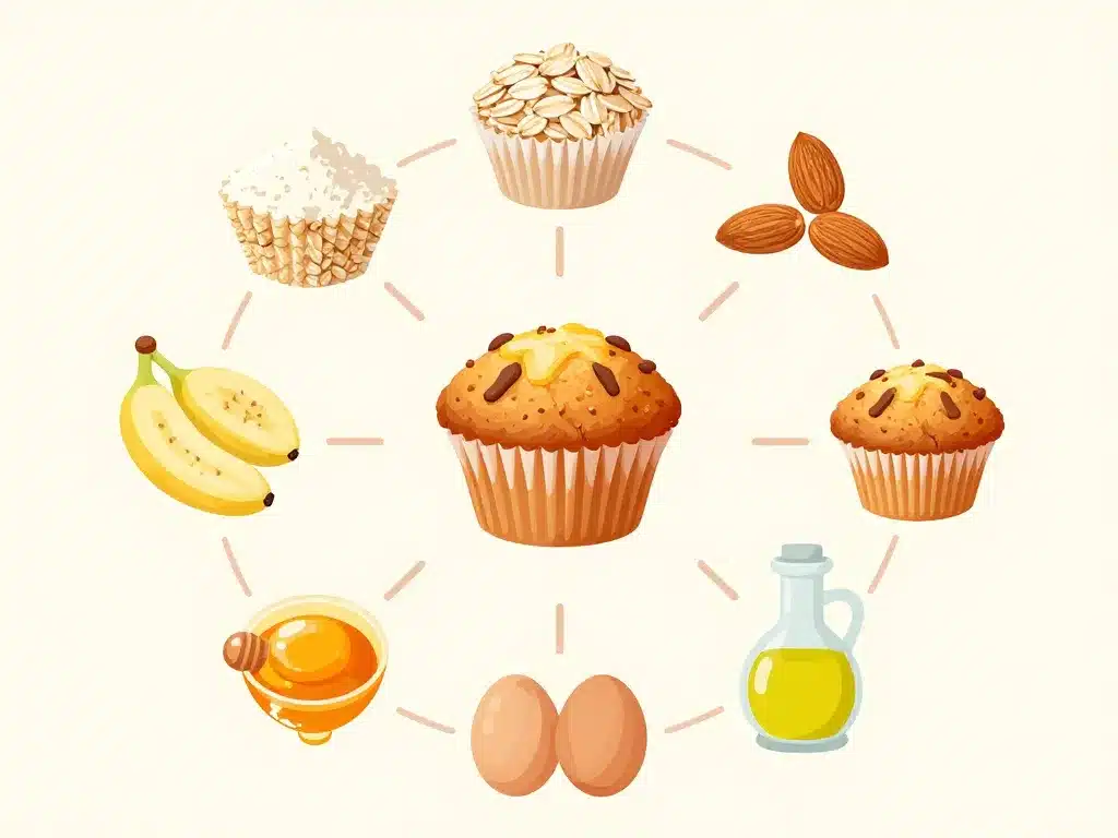 healthy muffin ingrédients nutritifs clés