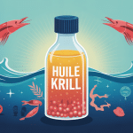 huile de krill et perte de poids, flacon stylisé, santé globale