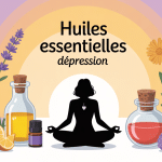 huile essentielle depression illustration soutien émotionnel
