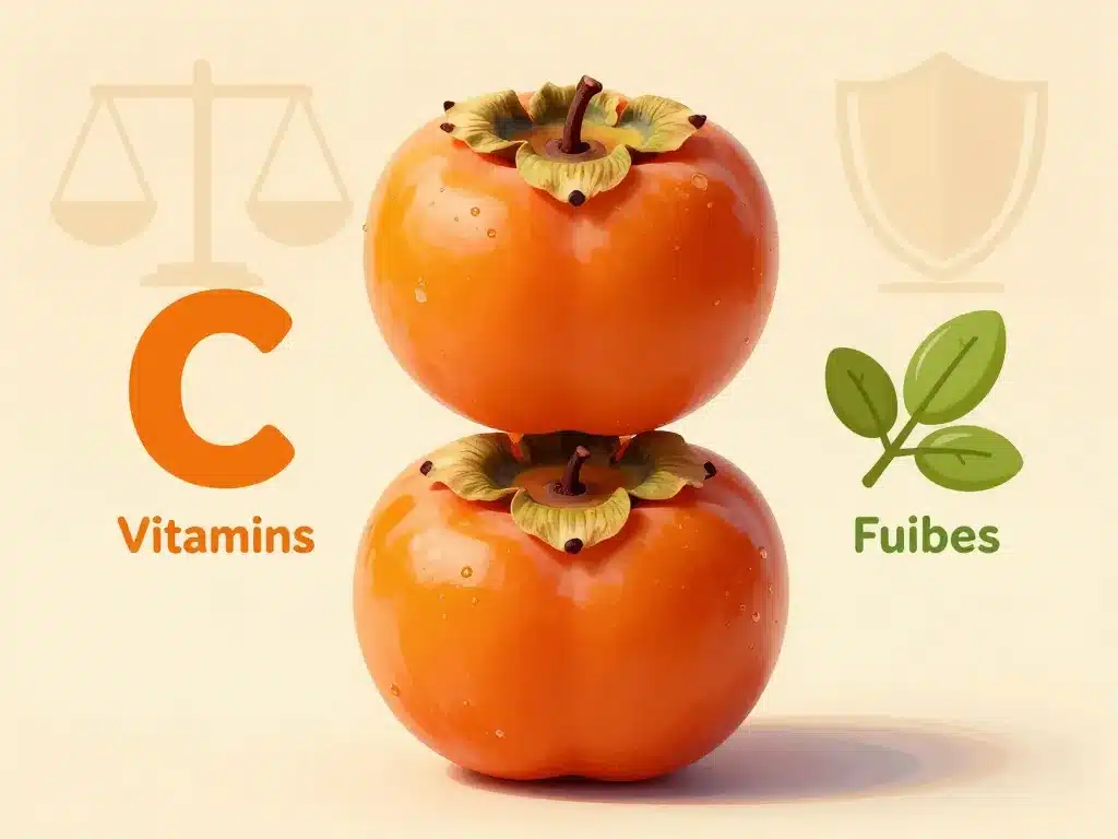 illustration kaki danger bienfaits nutritionnels et mise en garde SEO