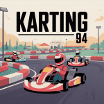 Illustration karting 94 piste dynamique Val-de-Marne
