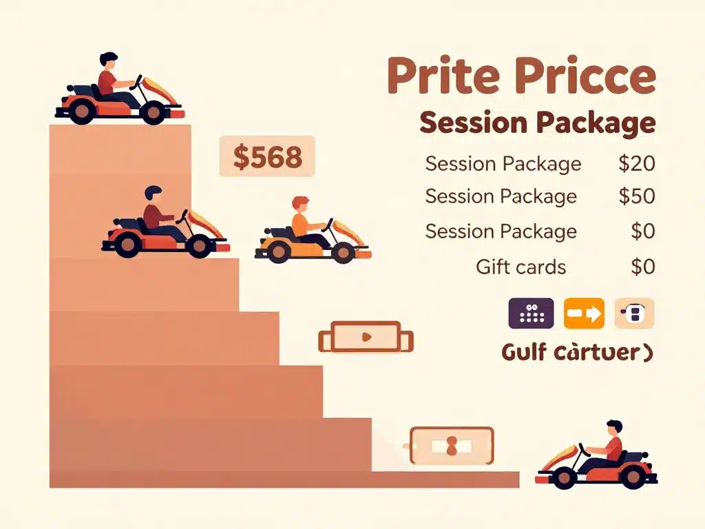 Illustration karting 94 prix formules options bonus