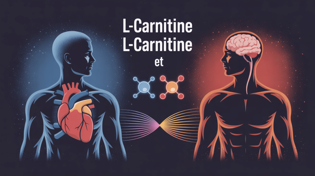 illustration l carnitine acetyl l carnitine bénéfices et différences
