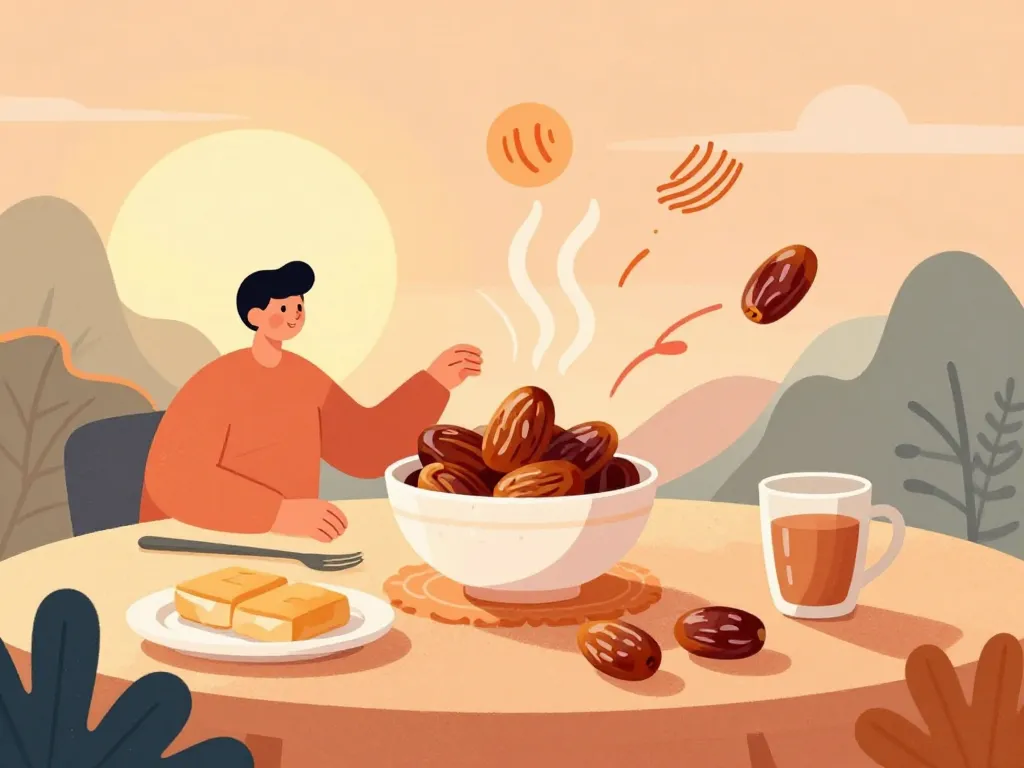 petit déjeuner soleil les bienfaits des dattes a jeun