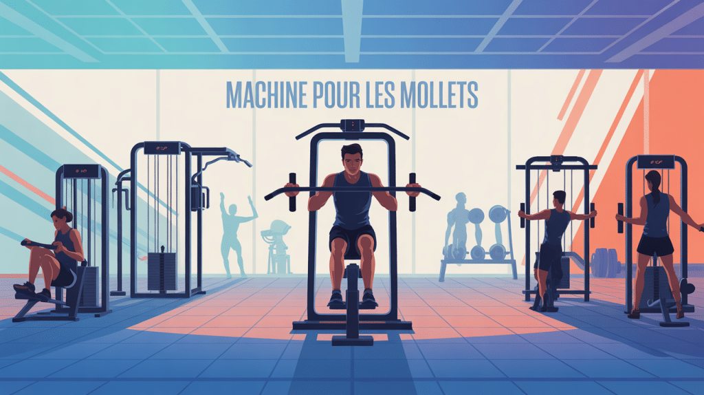 Machine pour les mollets différentes machines salle de sport