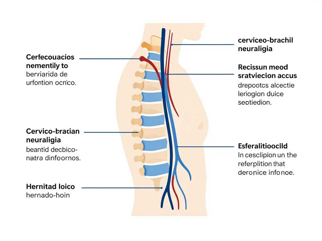 schéma causes névralgie cervico-brachiale cancer symptômes