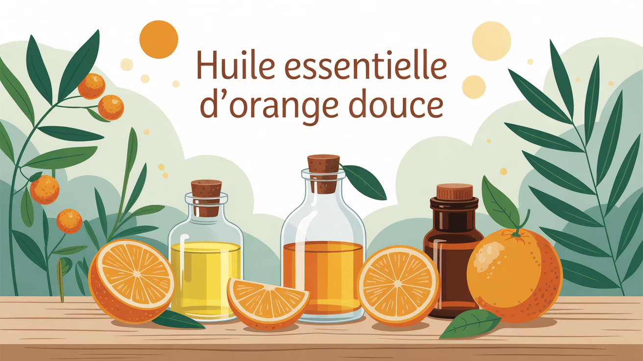 orange douce huile essentiel flacon oranges nature relaxation