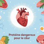 illustration santé cardiovasculaire et proteine dangereux pour le cœur