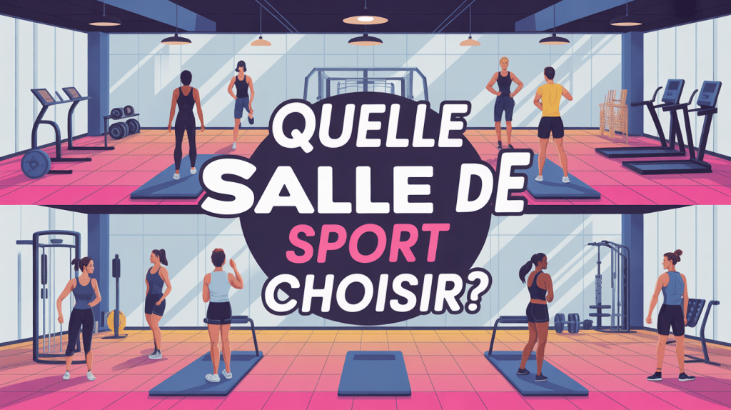 quelle salle de sport choisir illustration moderne