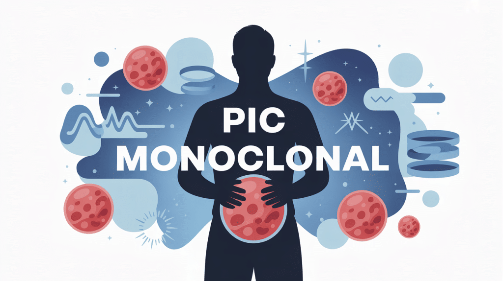 illustration stress et pic monoclonal ambiance calme