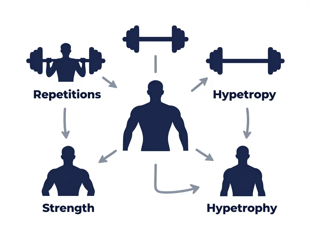 tableau calcul rm musculation relation répétitions et charges