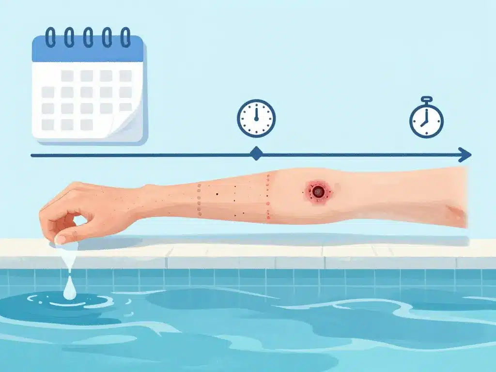 Délais cicatrisation tatouage piscine