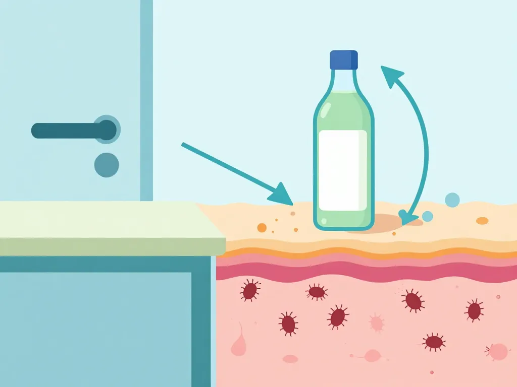 tuer la gale avec du vinaigre infographic nettoyage surfaces acariens peau