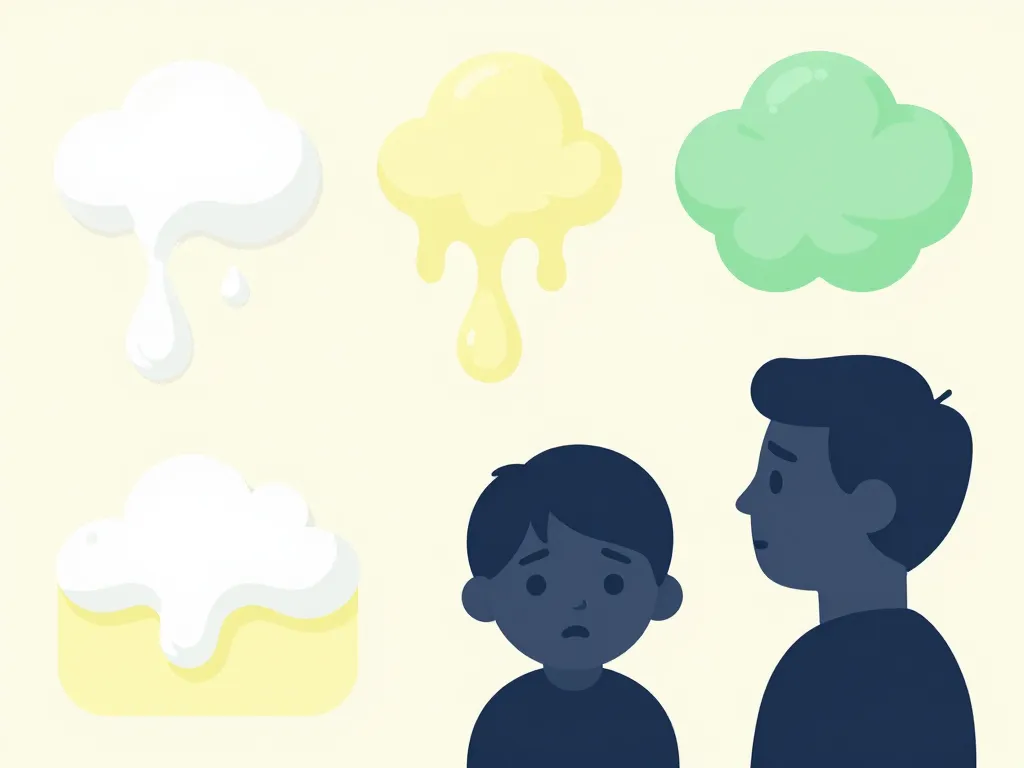 vomi de la mousse couleur signes inquiétants