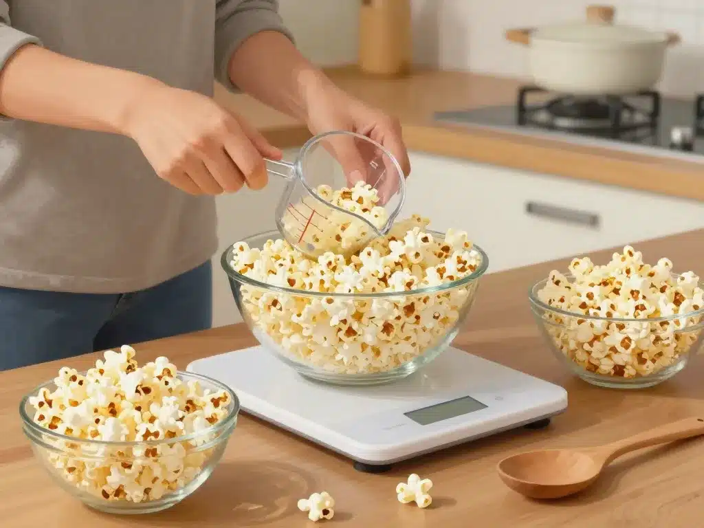 scène cuisine adapter 250 cl pop corn en gramme maison