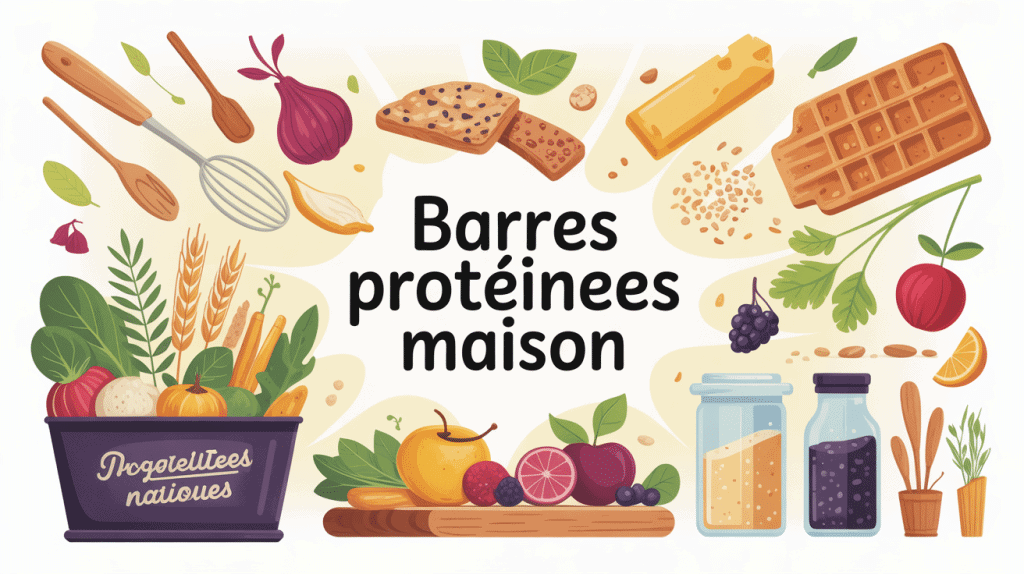 Préparation bar proteine maison ingrédients naturels