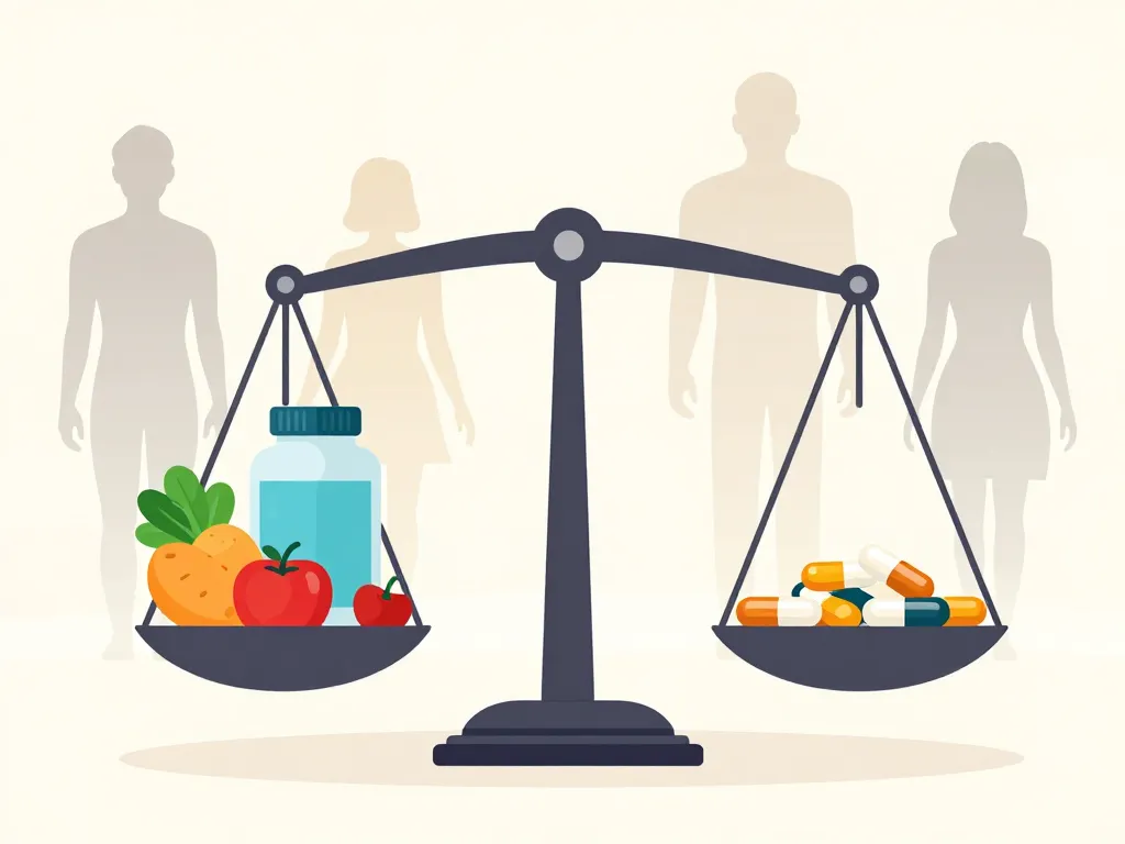 Bilan équilibré CLA pour maigrir avis, balance symbolique