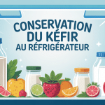 Combien de temps peut on garder le kéfir au frigo illustration conservation