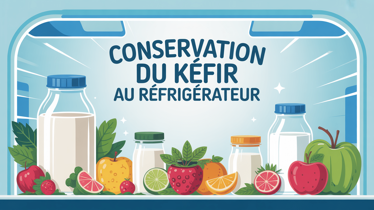 Combien de temps peut on garder le kéfir au frigo illustration conservation