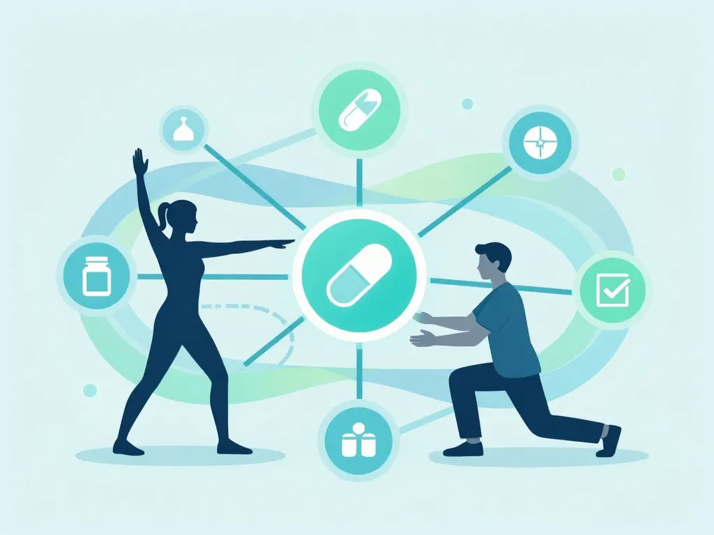 Approche globale avec complement alimentaire pour tendinite