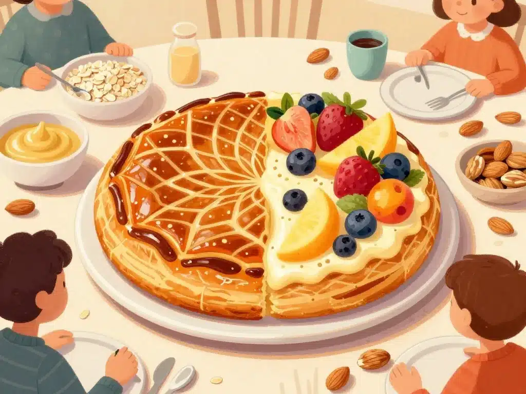 galette healthy des rois revisitée