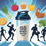 scène sportive shaker iso whey protein zero nutrition