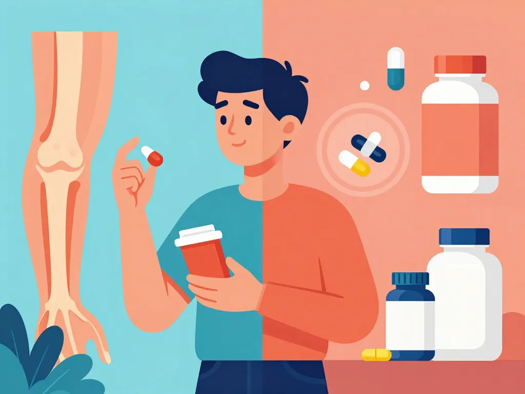 Illustration choix du meilleur complément alimentaire pour les tendons