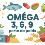 Illustration omega 3 6 9 perte de poids capsules aliments