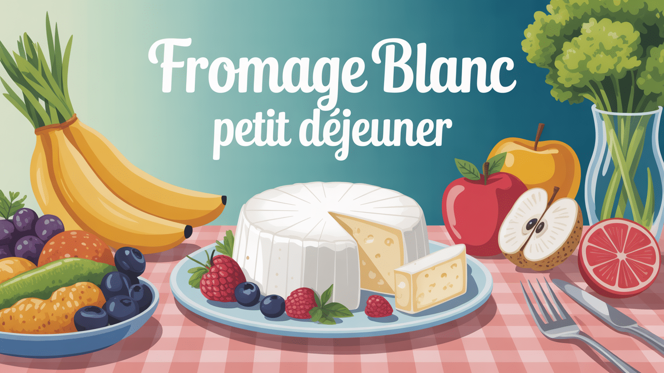 petit dejeuner fromage blanc bol sain fruits et cereales