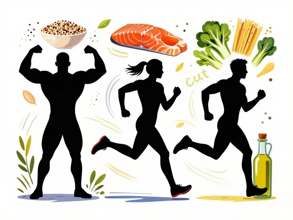 Illustration recette sportif selon objectif