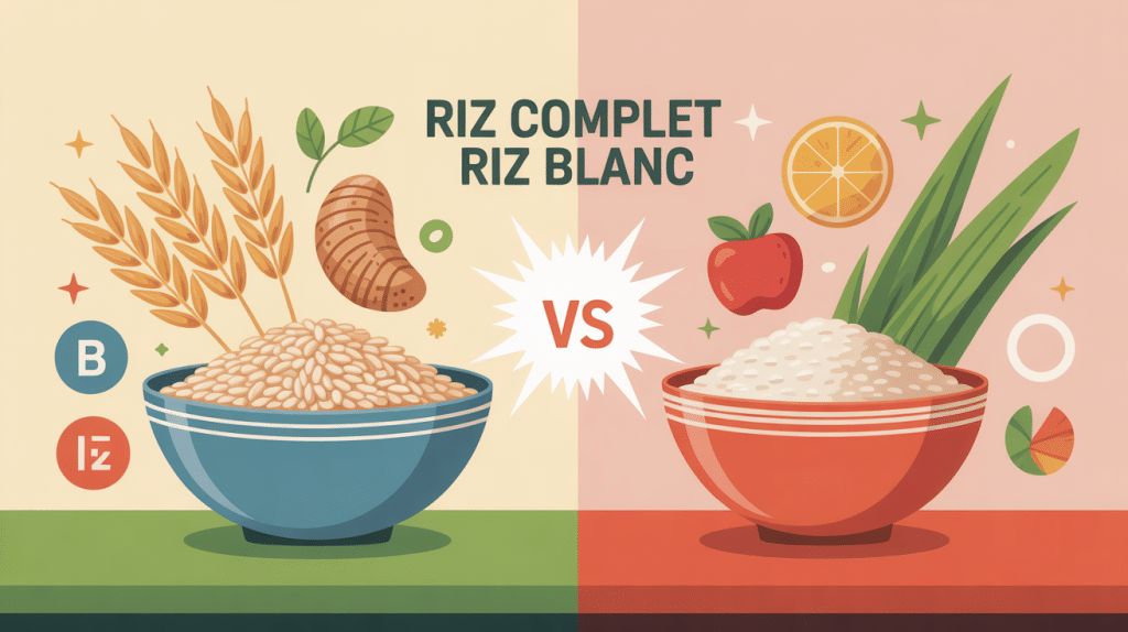 riz complet ou riz blanc bol comparatif nutrition