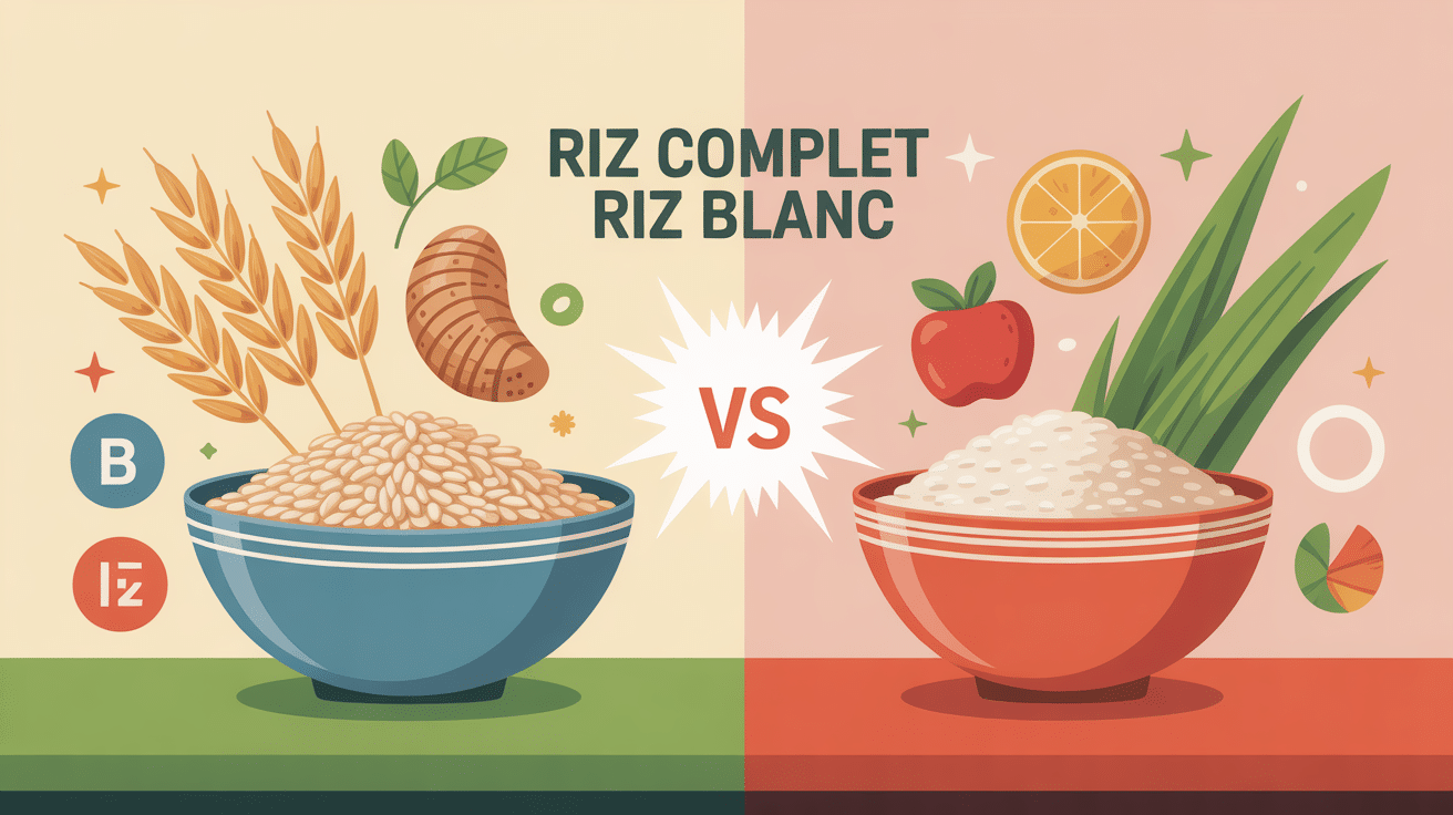 riz complet ou riz blanc bol comparatif nutrition