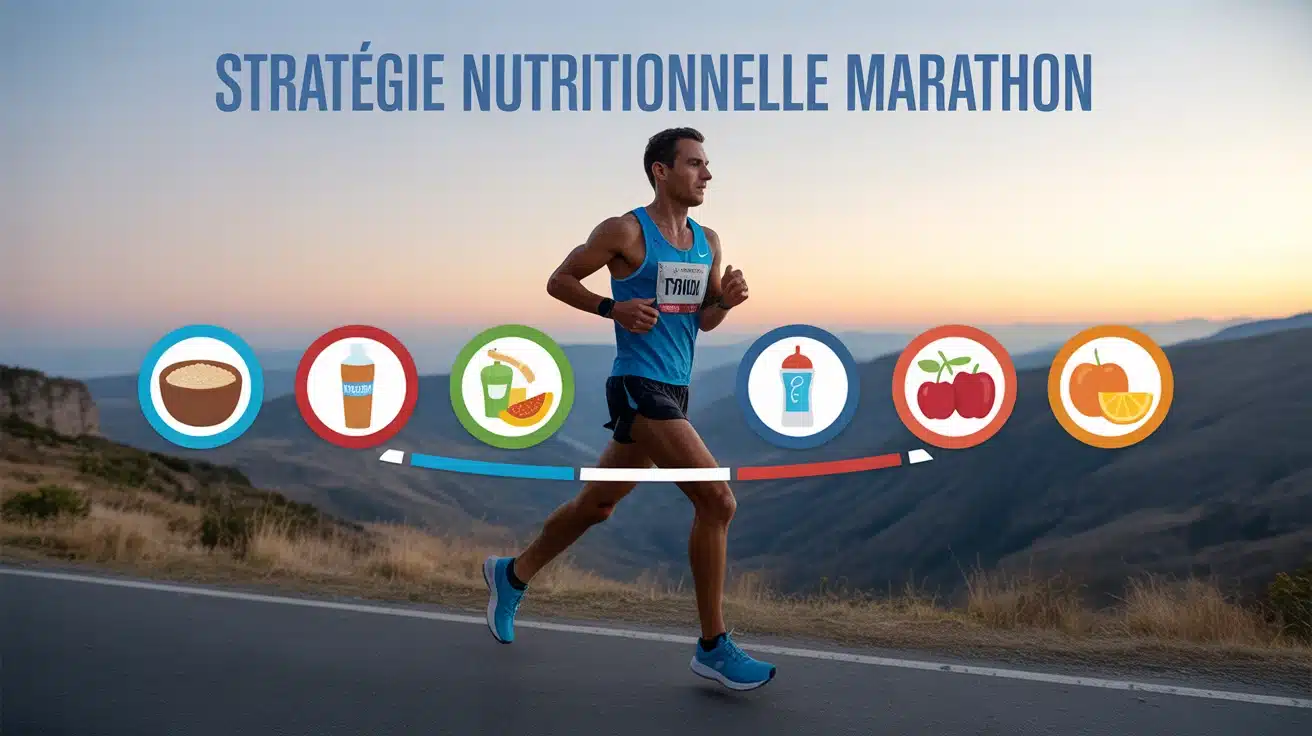 alimentation pour un marathon illustration nutrition