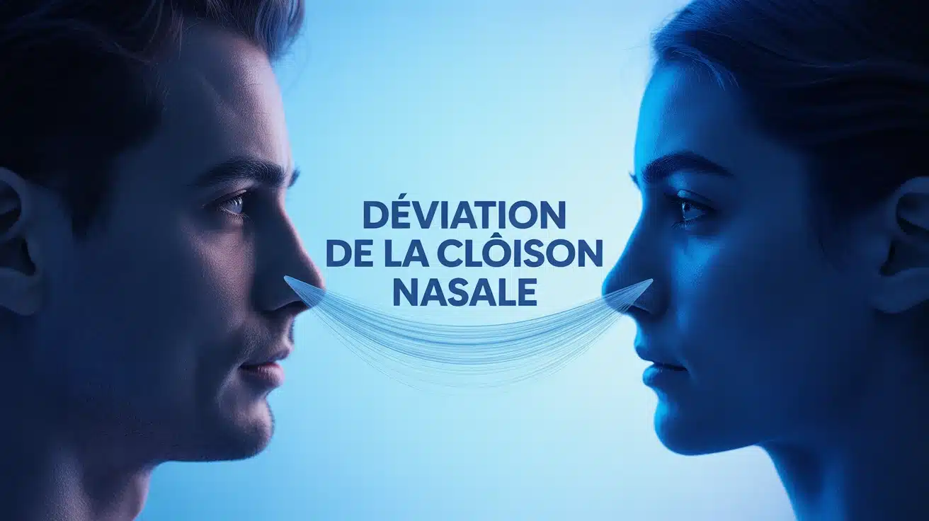 deviation cloison nasale avant apres illustration