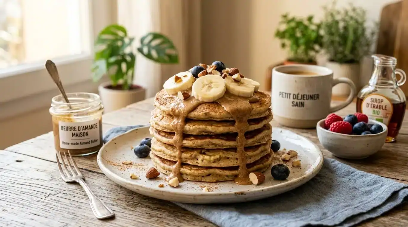 Pancakes protéinés à la banane