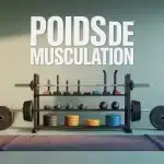 poid de muscu haltères et disques home gym
