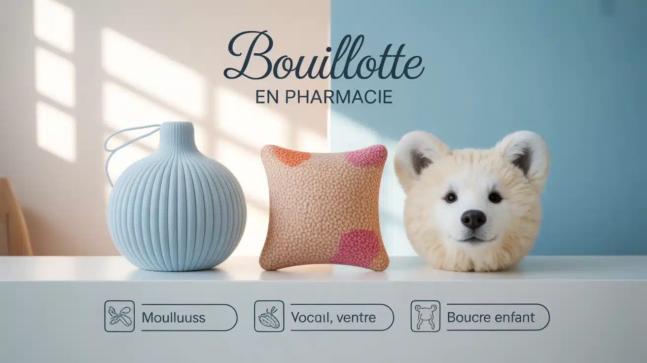 prix bouillotte pharmacie trois types