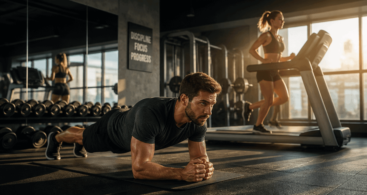 30 minutes de sport par jour avant/apres homme et femme en salle