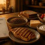 comment manger 60 g de proteine par jour assiette aliments